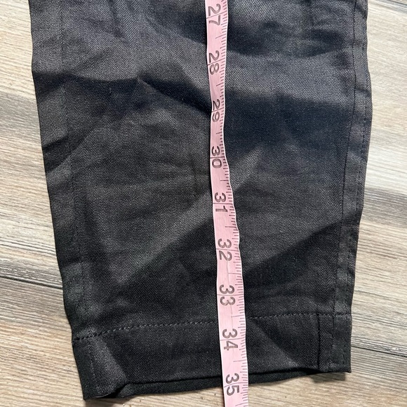 VINCE Black Linen blend Pants- Small - Picture 6 of 13
